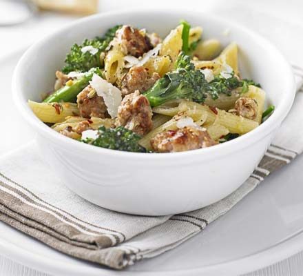 Sausage and broccoli pasta