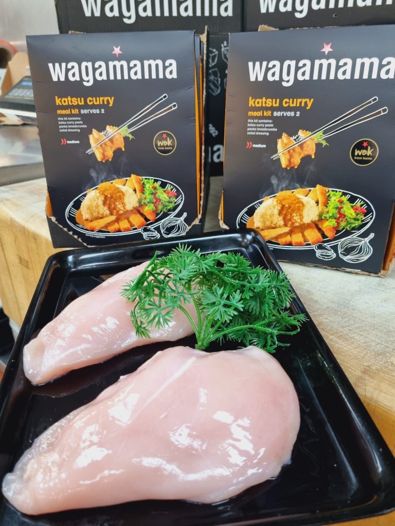 Wagamamas katsu curry kit and chicken