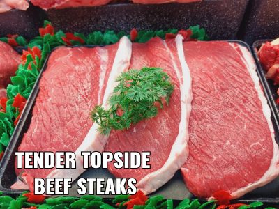Tender Topside Beef Steaks